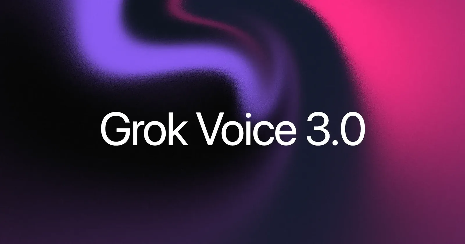 Grok Voice 3.0 launch artwork from xAI's October 2026 announcement