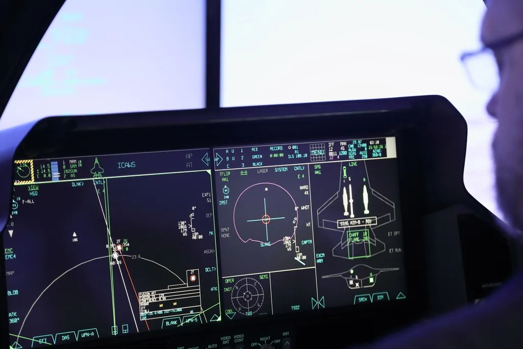 Cockpit display screen with navigation data, like monitoring latency and errors by region