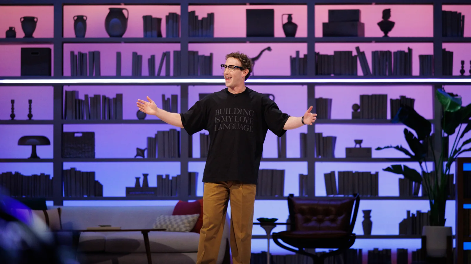 Meta Connect 2026 keynote stage where Meta announced new AI smart glasses
