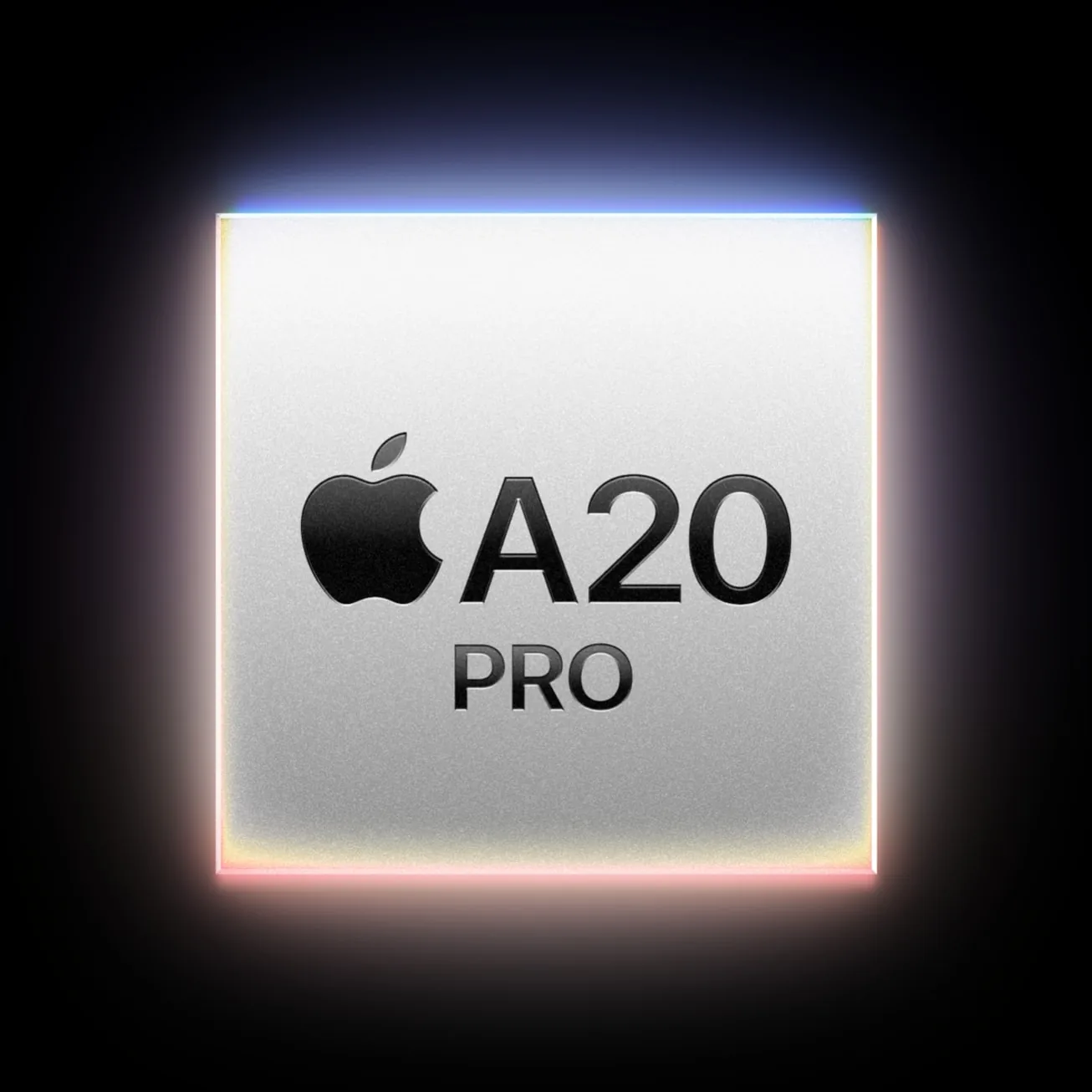 Apple A20 Pro chip graphic for the iPhone 18 Pro